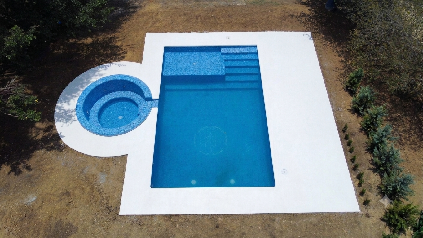Alberca después remodelada SABAS